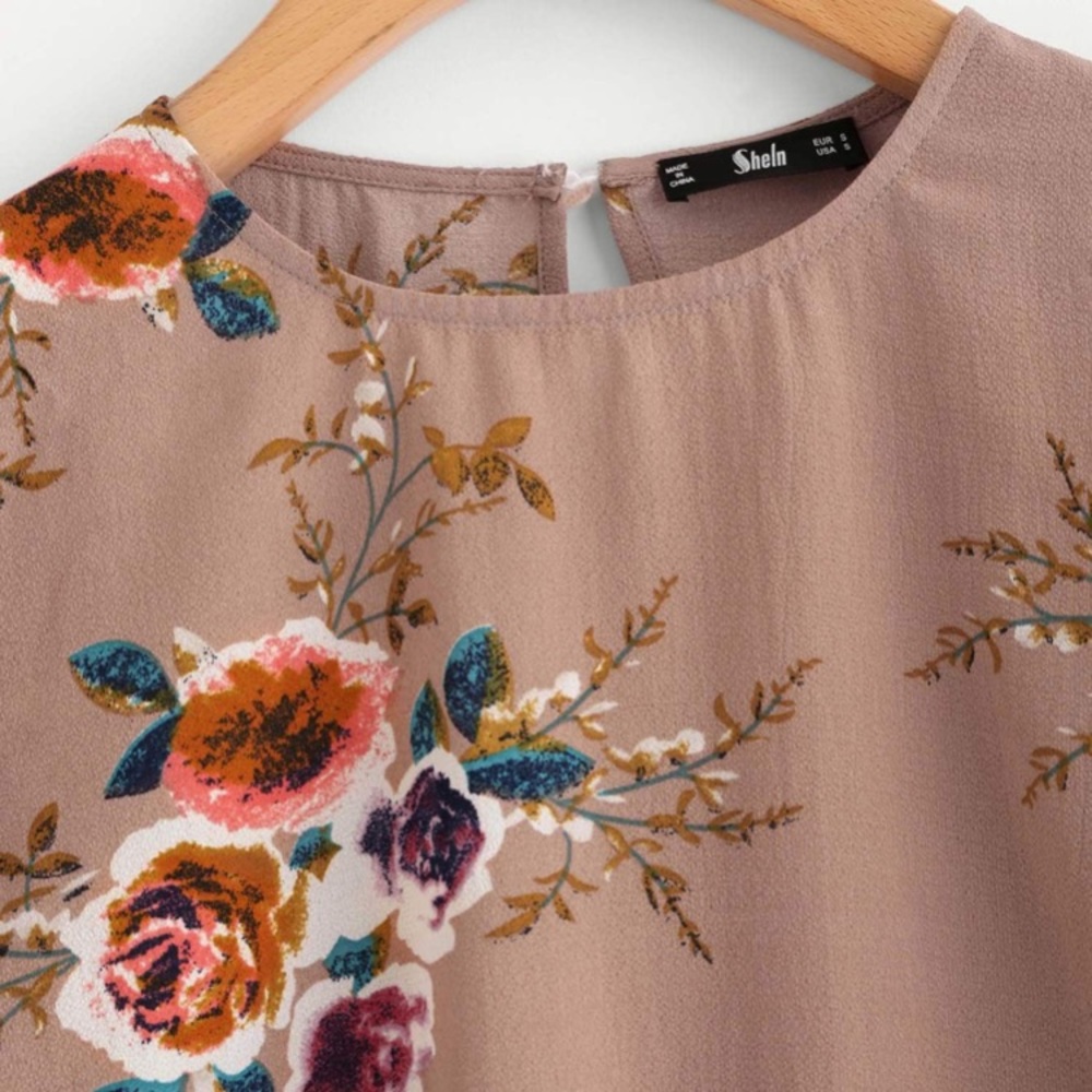 Shein Flower Blouse - Picture 8 of 8